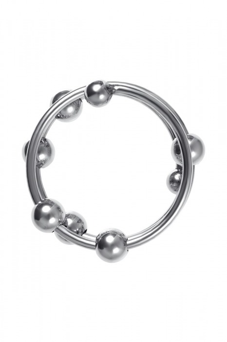 Большое металлическое кольцо под головку пениса - ToyFa - купить с доставкой в Москве