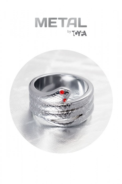 Малое кольцо под головку пениса в форме змеи - ToyFa - купить с доставкой в Москве