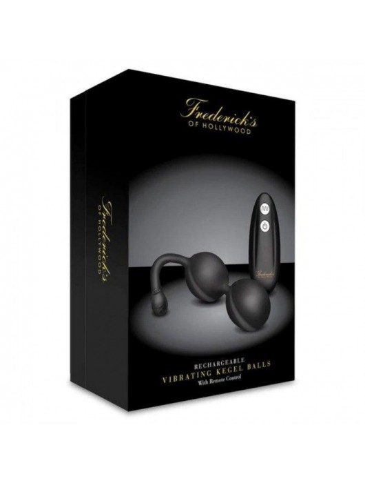 Черные вагинальные шарики с пультом ДУ - Fredericks Of Hollywood
