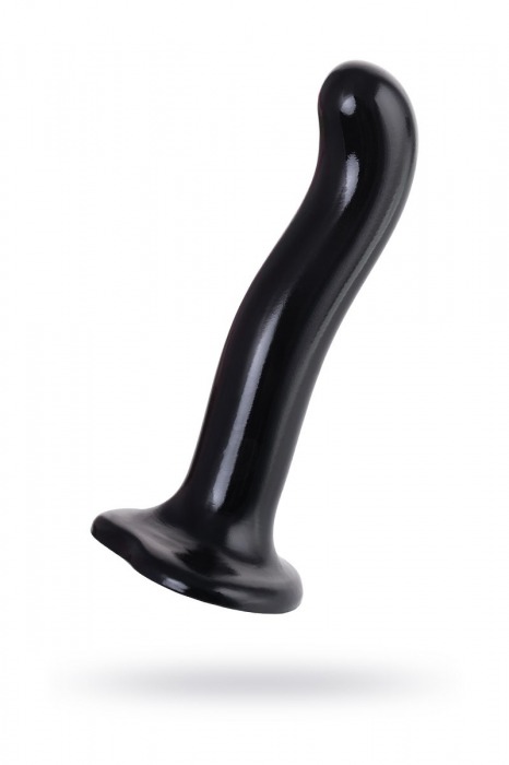 Черный стимулятор для пар P G-Spot Dildo Size L - 19 см. - Strap-on-me - в Москве купить с доставкой