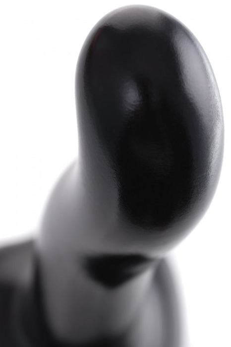 Черный стимулятор для пар P G-Spot Dildo Size L - 19 см. - Strap-on-me - в Москве купить с доставкой
