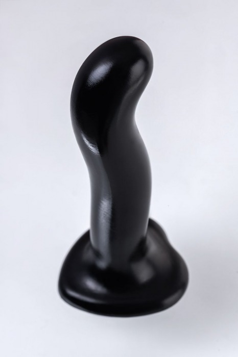 Черный стимулятор для пар P G-Spot Dildo Size L - 19 см. - Strap-on-me - в Москве купить с доставкой
