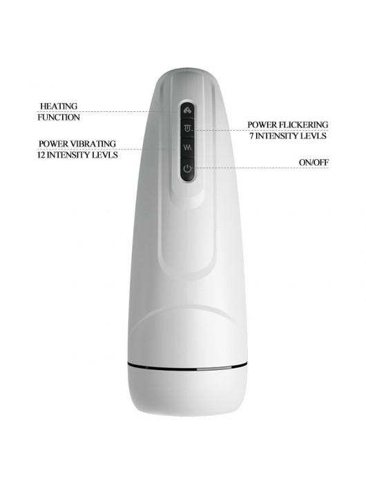 Вибромастурбатор Marissa с функцией нагрева и подвижным язычком - Baile - в Москве купить с доставкой