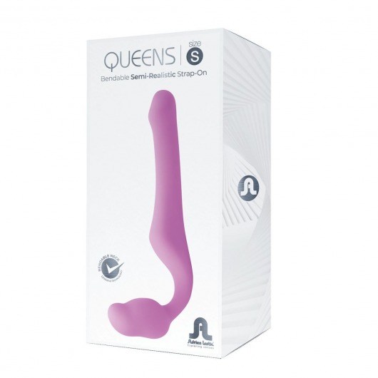 Сиреневый безремневой страпон Queens S - Adrien Lastic - купить с доставкой в Москве