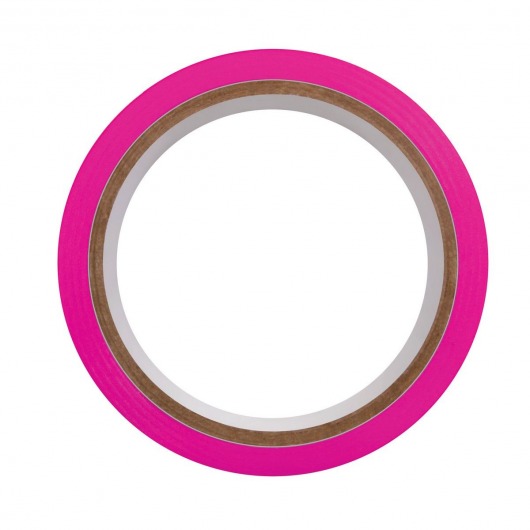 Розовая лента для бондажа Pink Bondage Tape - 20 м. - Evolved - купить с доставкой в Москве
