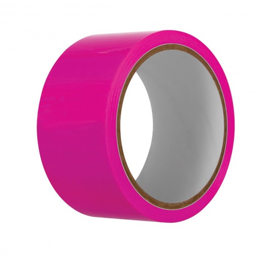 Розовая лента для бондажа Pink Bondage Tape - 20 м. - Evolved - купить с доставкой в Москве