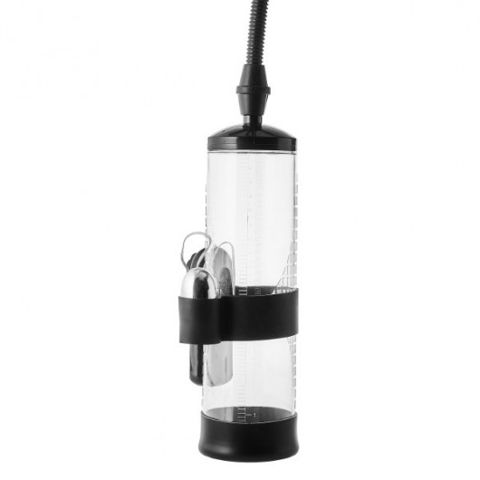 Прозрачная вакуумная помпа с вибрацией Vibrating Penis Pump - Dream Toys - в Москве купить с доставкой