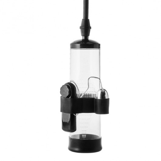 Прозрачная вакуумная помпа с вибрацией Vibrating Penis Pump - Dream Toys - в Москве купить с доставкой