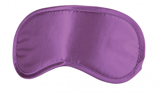 Фиолетовая плотная маска для сна и любовных игр - Shots Media BV - купить с доставкой в Москве