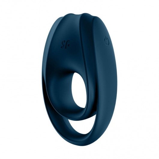 Темно-синее эрекционное кольцо Incredible Duo - Satisfyer - в Москве купить с доставкой
