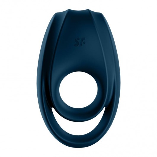 Темно-синее эрекционное кольцо Incredible Duo - Satisfyer - в Москве купить с доставкой