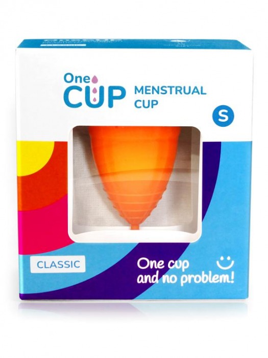 Оранжевая менструальная чаша OneCUP Classic - размер S - OneCUP - купить с доставкой в Москве