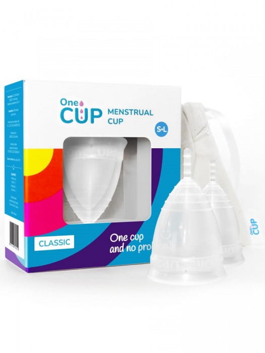 Набор из 2 менструальных чаш OneCUP Classic - OneCUP - купить с доставкой в Москве