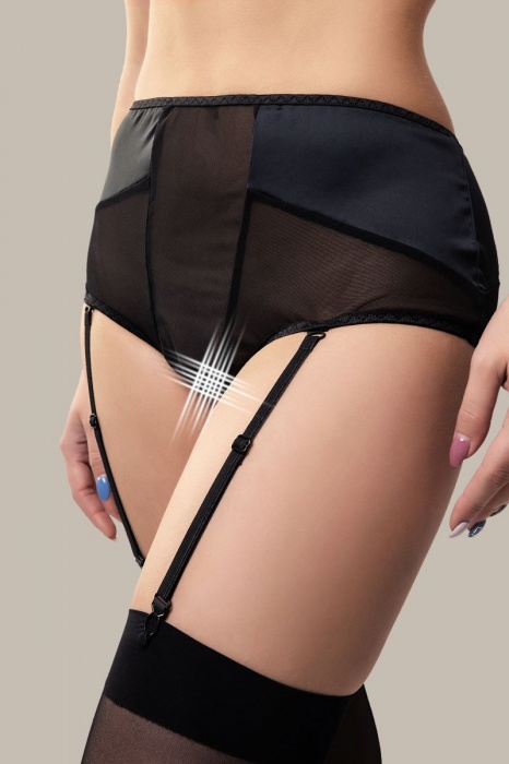Эротические трусики-пояс для чулок Elegance с высокой посадкой - WANAME купить с доставкой