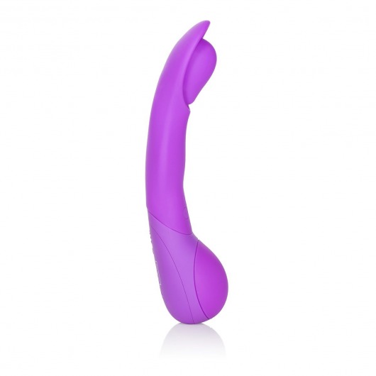 Фиолетовый вибромассажер Impress Scoop - 12 см. - California Exotic Novelties