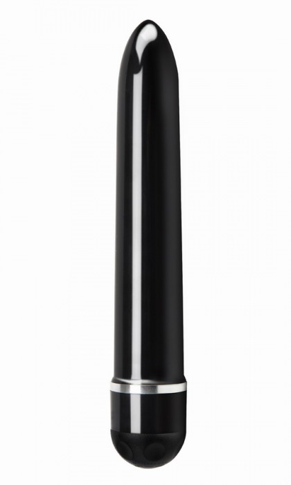 Чёрный классический вибратор Le Reve Slimline - 17,1 см. - Pipedream