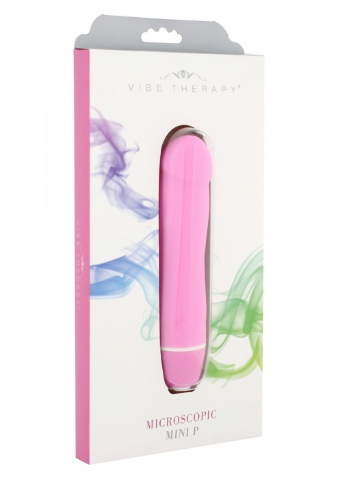 Розовый мини-вибратор Microscopic Mini P - 12,5 см. - Vibe Therapy