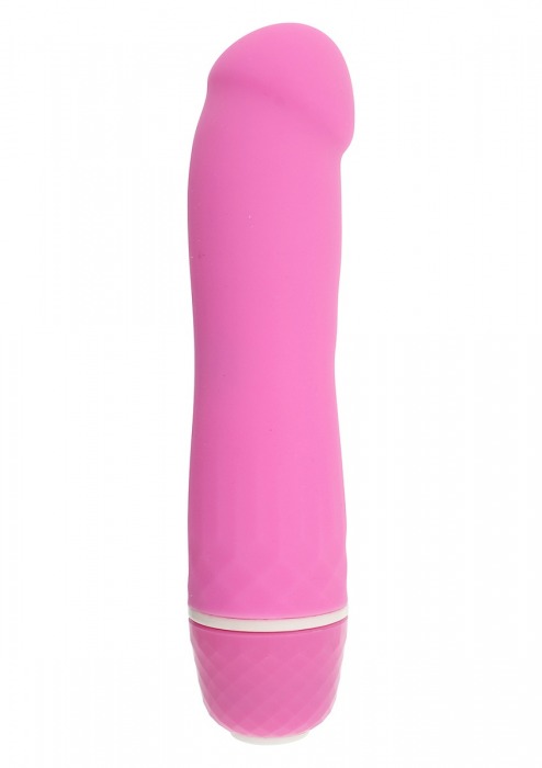 Розовый мини-вибратор Microscopic Mini P - 12,5 см. - Vibe Therapy