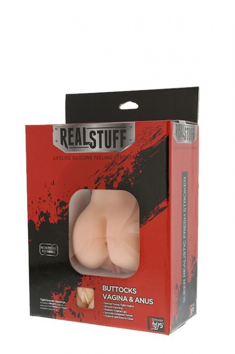Мастурбатор с двумя любовными отверстиями REALSTUFF VAGINA AND ANUS - Dream Toys - в Москве купить с доставкой