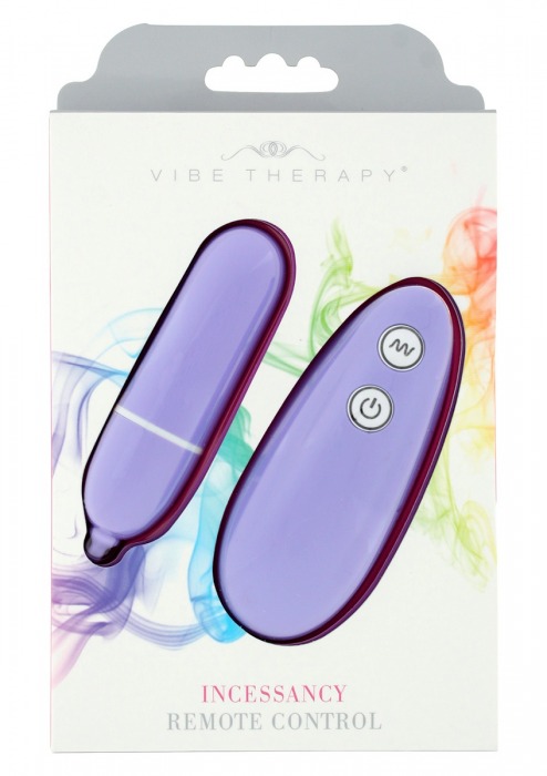 Фиолетовое виброяйцо Incessancy на дистанционном управлении - Vibe Therapy