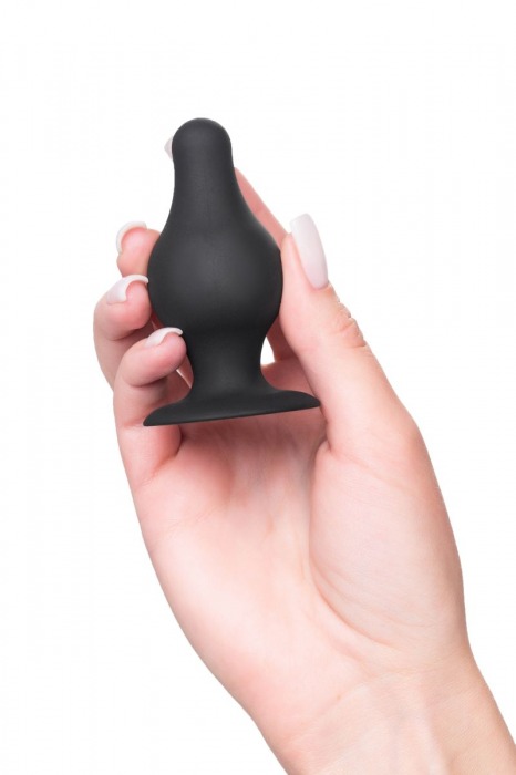 Черная анальная втулка Spade S - 8 см. - Erotist Adult Toys