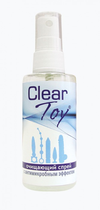 Очищающий спрей Clear Toy с антимикробным эффектом - 100 мл. - Биоритм - купить с доставкой в Москве