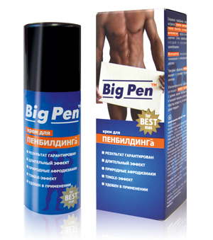 Крем Big Pen для увеличения полового члена - 20 гр. - Биоритм - в Москве купить с доставкой