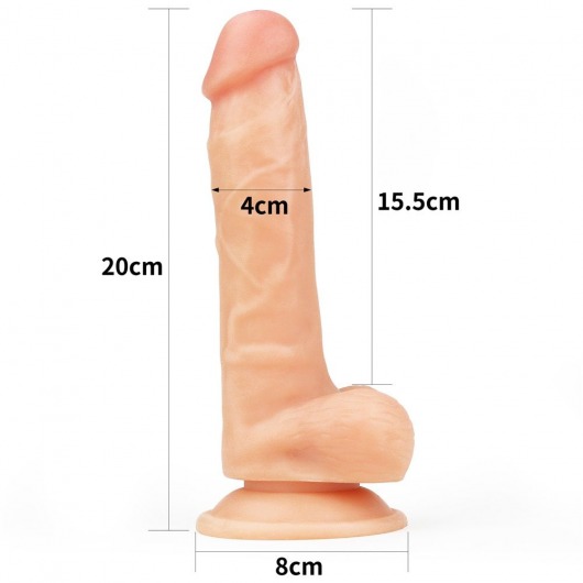Женский страпон Easy Strapon Set 7.5 - 20 см. - Lovetoy - купить с доставкой в Москве