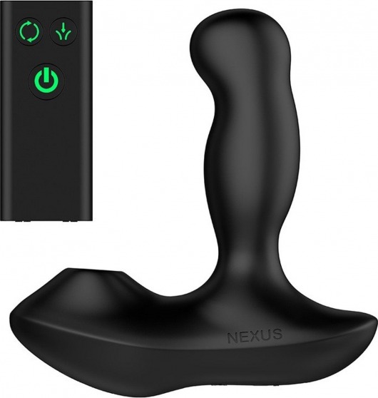 Черный вибратор-ротатор для стимуляции простаты Nexus Revo Air - Nexus Range - в Москве купить с доставкой