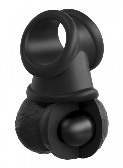 Кольцо-утяжелитель Swinging Silicone Balls - Pipedream - купить с доставкой в Москве