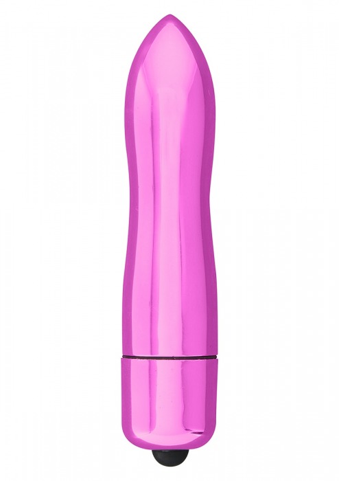 Пурпурный вибромассажер SUPER VIBRATING BULLET - 8 см. - Toy Joy