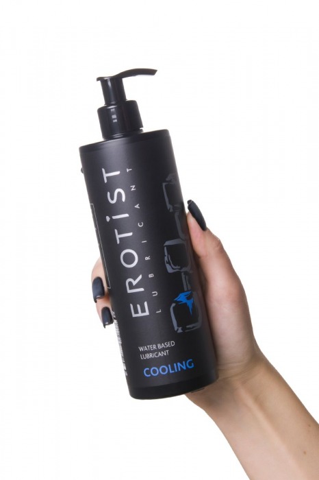 Лубрикант на водной основе Erotist Cooling с охлаждающим эффектом - 400 мл. - Erotist Lubricants - купить с доставкой в Москве
