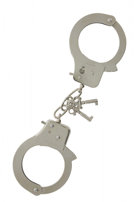 Металлические наручники с ключиками - Tonga - купить с доставкой в Москве