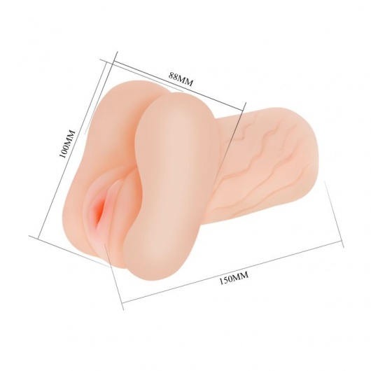 Мастурбатор без вибрации - вагина и анус - Baile - в Москве купить с доставкой