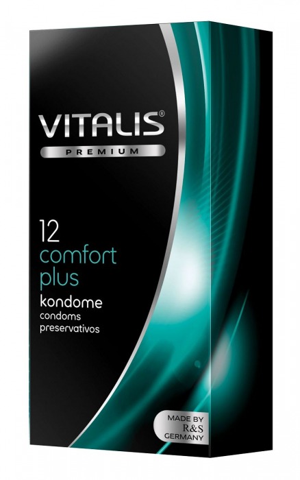Контурные презервативы VITALIS PREMIUM comfort plus - 12 шт. - Vitalis - купить с доставкой в Москве