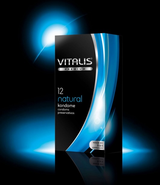 Классические презервативы VITALIS PREMIUM natural - 12 шт. - Vitalis - купить с доставкой в Москве