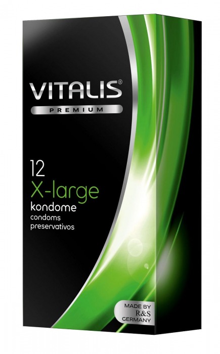 Презервативы увеличенного размера VITALIS PREMIUM x-large - 12 шт. - Vitalis - купить с доставкой в Москве