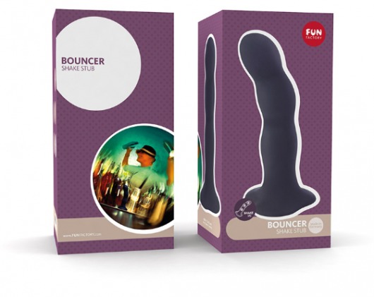 Чёрный фаллоимитатор BOUNCER - 18 см. - Fun Factory - купить с доставкой в Москве