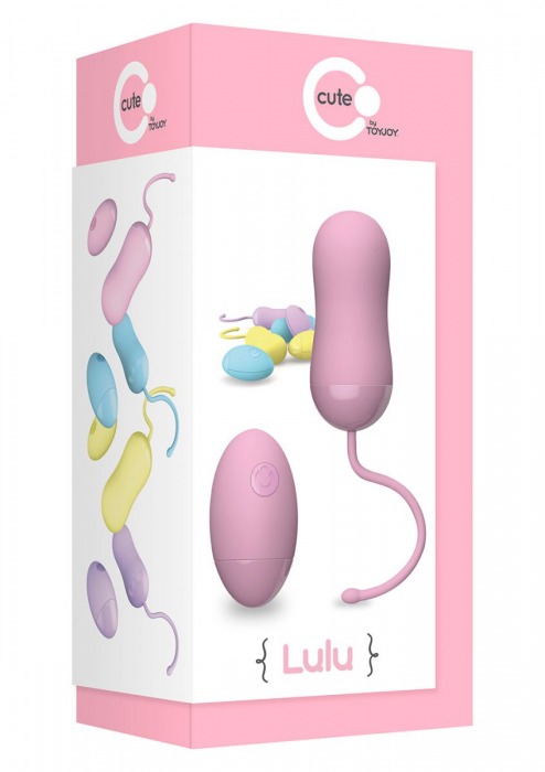 Розовое виброяйцо LULU WIRELESS REMOTE EGG с пультом ДУ - Toy Joy