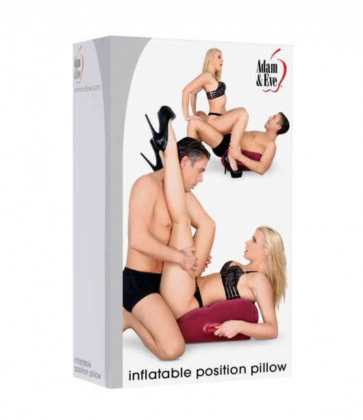 Надувная секс-подушка с ручками Inflatable Position Pillow - Adam & Eve - купить с доставкой в Москве