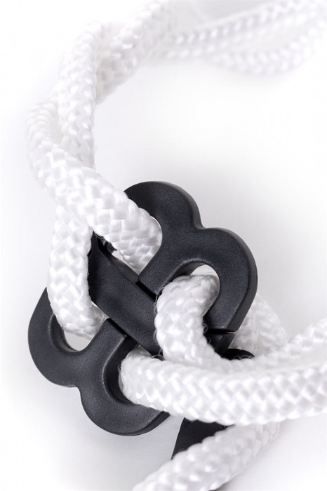 Белые верёвочные наручники - ToyFa - купить с доставкой в Москве
