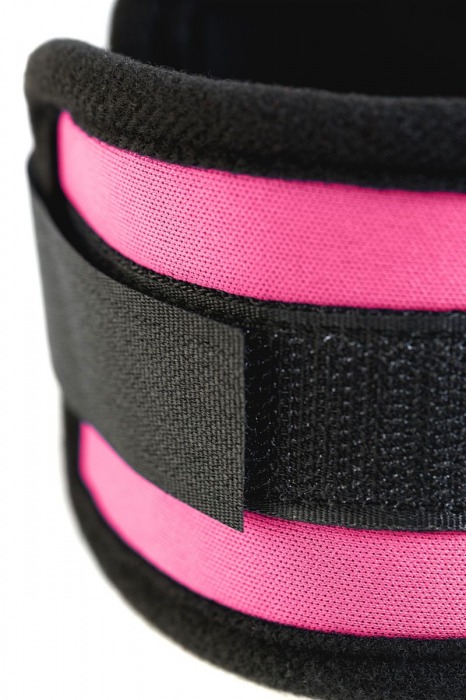 Оковы на ноги из неопрена розового цвета - ToyFa - купить с доставкой в Москве