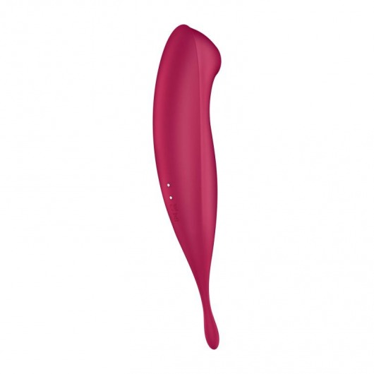 Малиновый вибромассажер Twirling Pro+ - Satisfyer