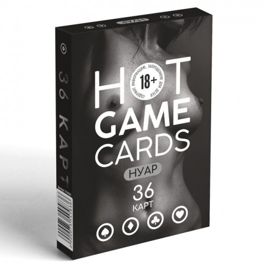 Игральные карты HOT GAME CARDS НУАР - 36 шт. - Сима-Ленд - купить с доставкой в Москве