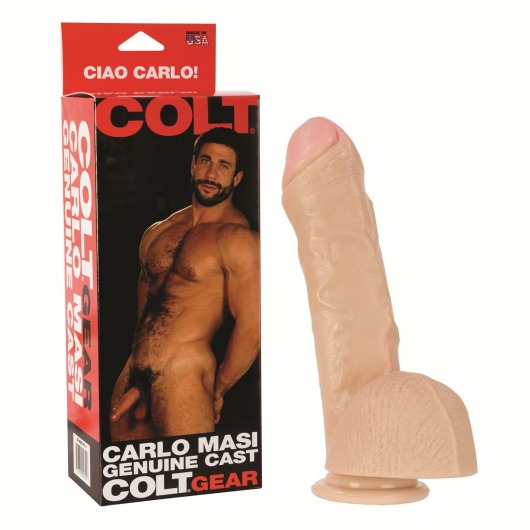 Реалистик итальянского мачо CARLO MASI - 23 см. - California Exotic Novelties