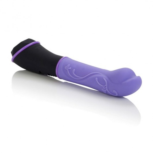 Фиолетовый вибромассажер из силикона TANTRIC AURA MASSAGER - 15 см. - California Exotic Novelties