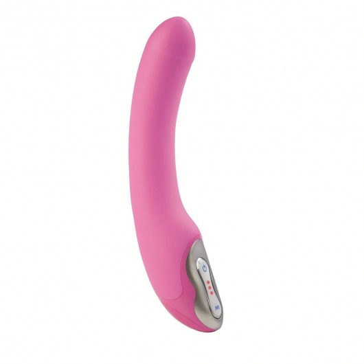 Розовый силиконовый вибратор Curved Massager Colette - 16 см. - California Exotic Novelties