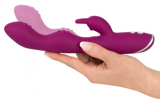 Фиолетовый вибратор A   G-Spot Rabbit Vibrator для стимуляции зон G и A - 23,6 см. - Orion