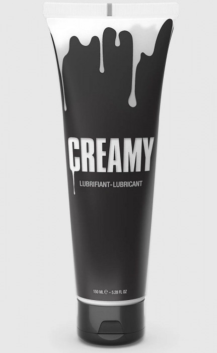 Смазка на водной основе Creamy с консистенцией спермы - 150 мл. - Strap-on-me - купить с доставкой в Москве