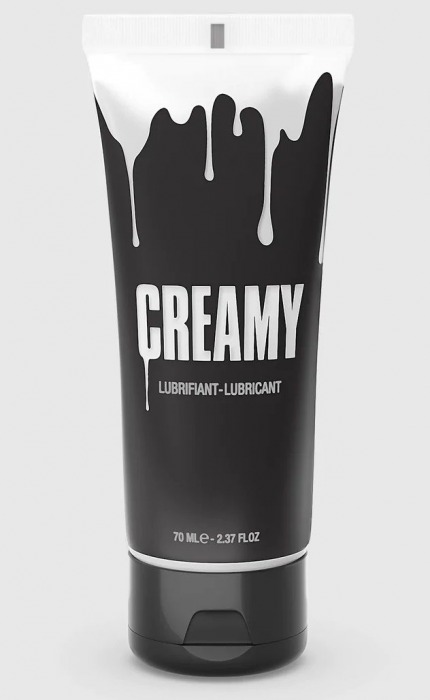 Смазка на водной основе Creamy с консистенцией спермы - 70 мл. - Strap-on-me - купить с доставкой в Москве